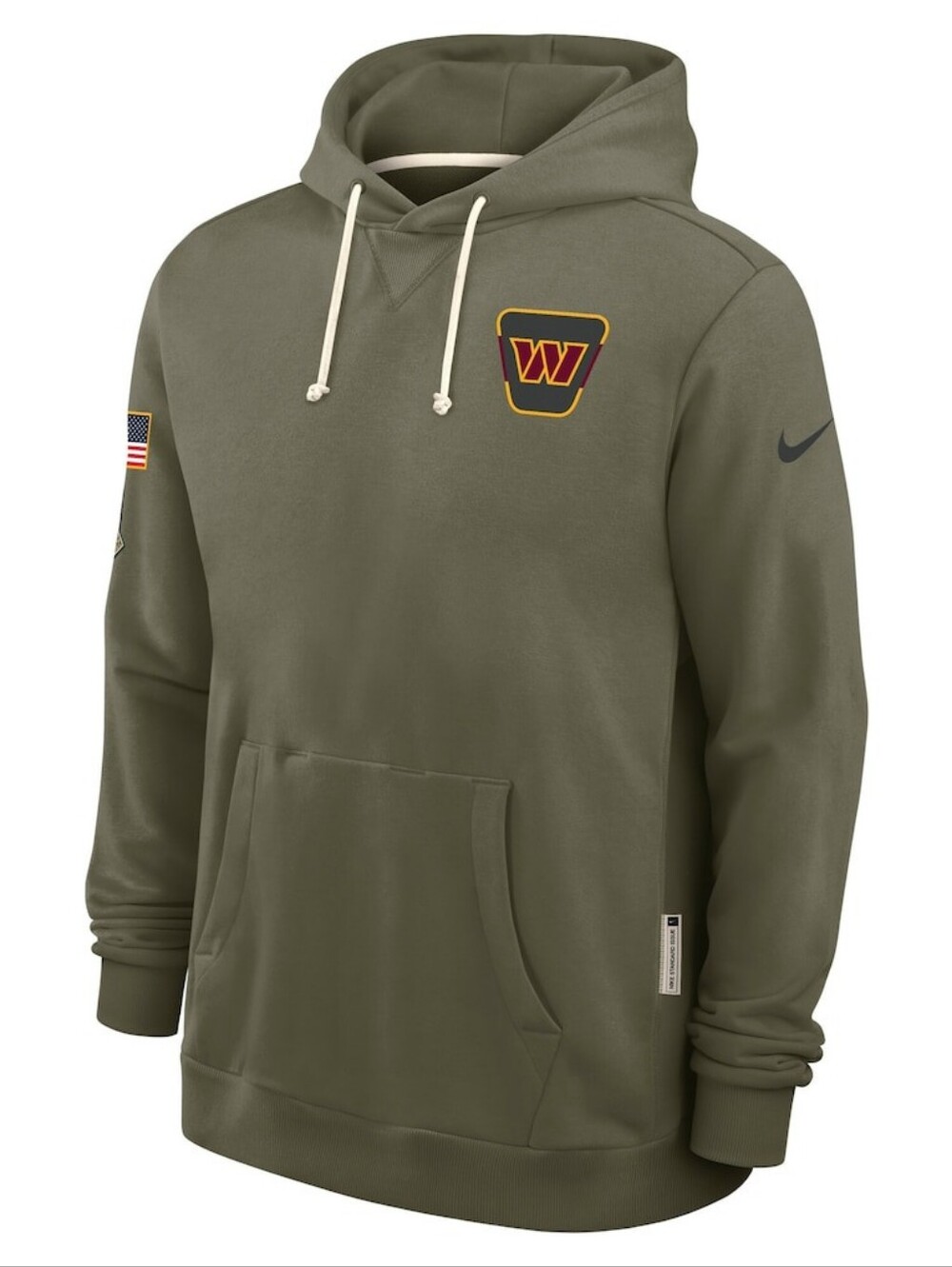 Nike Washington Commanders Salute to Service Hoodie Olive Green Mens Small NWT